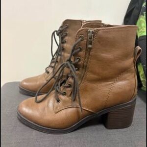 Call It Spring Tan Heeled Boots